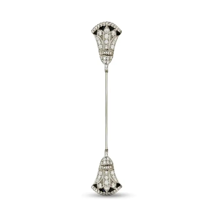 Art Deco Jabot Pin